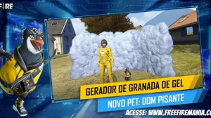 Dom Pisante: novo pet do Free Fire chega no sábado em evento de recarga — Free Fire