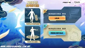 Free Fire: como conseguir Emote - Martela o martelão e Emote - Poder dos aneis  no Arco do Destino — Free Fire