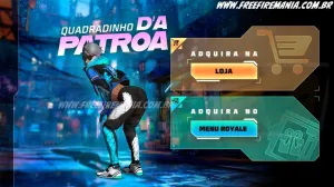 Escolha Royale Free Fire: Como conseguir Emote - Quadradinho da Patroa e outros Prêmios — Free Fire