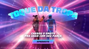 Escolha Royale Free Fire: Como conseguir Emote - Toque da Tropa e outros Prêmios — Free Fire