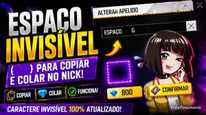 Image about Free Fire Invisible Space (ㅤ) – Copy & Paste FF Name Space Character