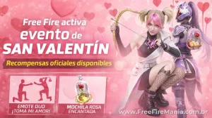 Free Fire activa evento oficial de San Valentín con recompensas — Free Fire