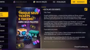 Free Fire abrirá caixas com diamantes automaticamente após 05/03 — Free Fire