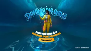 Evento Bazar do Drop Free Fire traz Animação Domínio das Ondas e nova mecânica — Free Fire