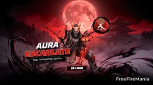 Garena inclui Aura Escarlate em nova edição do Bazar do Drop — Free Fire