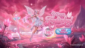 Bazar do Drop Free Fire traz “É essa fadinha” com 30% — Free Fire