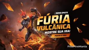 Nova edição do Bazar do Drop destaca Fúria Vulcânica no Free Fire — Free Fire