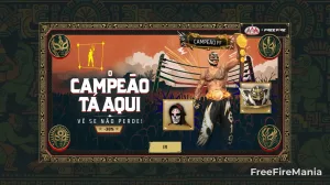 Free Fire atualiza evento Bazar do Drop com “O campeão tá aqui!”