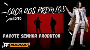 Free Fire: Caça aos Prêmios revela inédito pacote Senhor Produtor — Free Fire