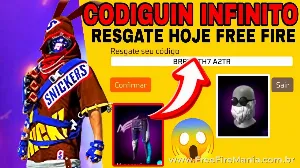 Snickers Free Fire COM BR: Garena confirma parceria oficial com Codiguin até 2026 — Free Fire