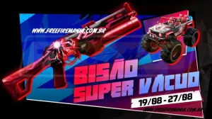 Free Fire: como conseguir Bisão - Super Vácuo  no Escolha Royale — Free Fire