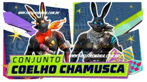 Free Fire: como conseguir Conjunto Coelho Chamusca no novo Token Royale — Free Fire