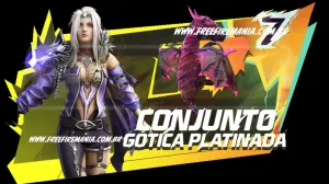 Free Fire: como conseguir Conjunto - Gótica Platinada no Escolha Royale — Free Fire
