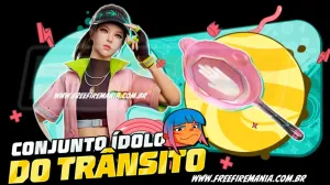 Free Fire: como conseguir Conjunto Ídolo do Trânsito  no Escolha Royale — Free Fire