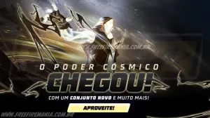 Free Fire: como conseguir Conjunto Poder Cósmico, Parede de Gel - Fissura Cósmica no novo Token Royale — Free Fire