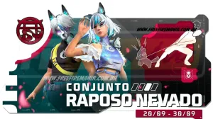 Free Fire: como conseguir Conjunto Raposo Nevado no novo Token Royale — Free Fire