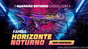 Free Fire: como conseguir FAMAS - Horizonte Noturno no novo Token Royale — Free Fire