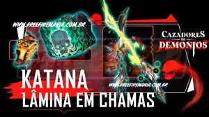 Free Fire: como conseguir Katana - Lamina em Chamas no novo Token Royale — Free Fire