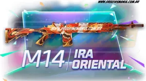 Free Fire: como conseguir M14 - Ira Oriental  no Escolha Royale — Free Fire