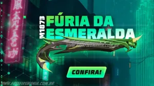 Free Fire: como conseguir M1873 - Fúria da Esmeralda no Escolha Royale — Free Fire