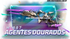 Free Fire: como conseguir M1887 - Agentes Dourados no Escolha Royale — Free Fire