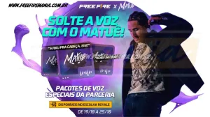 Free Fire: como conseguir Pacote de Voz da parceria no Escolha Royale — Free Fire