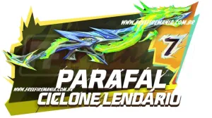 Free Fire: como conseguir Parafal - Ciclone Lendário no Escolha Royale — Free Fire