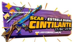 Free Fire: como conseguir Scar - Estrela Diurna Cintilante no Escolha Royale — Free Fire