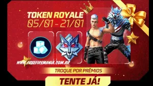 Free Fire: como conseguir Transformação Destruição Platinada  no novo Token Royale — Free Fire
