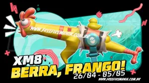 Free Fire: como conseguir XM8 - Berra Frango no novo Token Royale — Free Fire