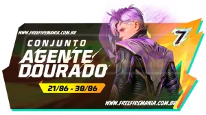 Free Fire: Conjunto Agente Dourado no Torre de Tokens. Saiba tudo! — Free Fire