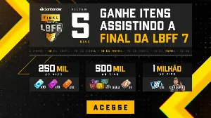 Free Fire divulga meta de visualizações e recompensas na final da LBFF 7 — Free Fire