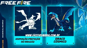 Free Fire: Draco Cósmico e Proteção do Dragão chegam na sexta (18) — Free Fire