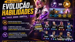 Free Fire terá evolução de habilidades na OB54 — Free Fire