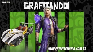 Free Fire faz relançamento da skin Metaleiro Platinado no Grafitando; confira os detalhes — Free Fire