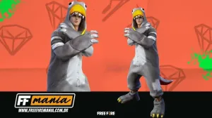 Free Fire (FF): Dino Roupa de Frango é a nova atração do evento Luzes do Destino — Free Fire