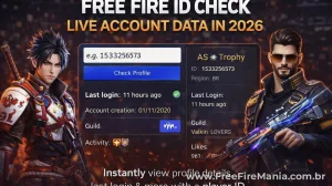 Free Fire ID check tool reveals live account data in 2026 — Free Fire
