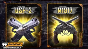 Free Fire: novas armas M1917 e USP-2 são anuncias e podem ser utilizadas com as duas mãos — Free Fire