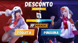 Free Fire: Pacotes Pinguina e Foquita com desconto na loja — Free Fire