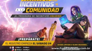 Free Fire reabre Programa de Incentivos e muda acesso a benefícios — Free Fire