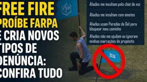 Free Fire proíbe Farpas e cria novos tipos de denúncia: Confira Tudo — Free Fire