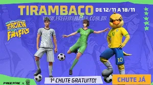 Free Fire recebe Canarinho e Camisas de Times neste sábado (12) — Free Fire