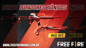 Free Fire recebe Sorte Royale duplo nesta terça (28): G36 e M1873 Lutadores Biônicos — Free Fire