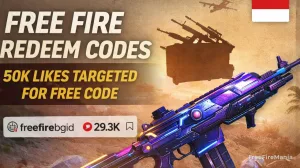 Image about Free Fire Redeem Codes: Garena Ties Release to 50K Likes