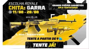 Free Fire:  SKS “Chita: Garra” chega ao jogo no Escolha Royale; saiba mais — Free Fire