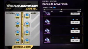 Free Fire substitui evento Menos é Mais por bônus de aniversário; confira o motivo — Free Fire