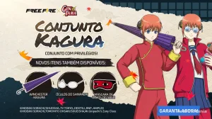 Conjunto Kagura chega ao Vira-Carta Free Fire; saiba como conseguir — Free Fire