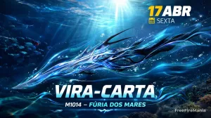 Evento Vira-Carta Free Fire traz M1014 - Fúria dos Mares e novas mecânicas — Free Fire
