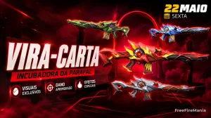 Novo Vira-Carta no Free Fire libera incubadora PARAFAL; entenda como funciona