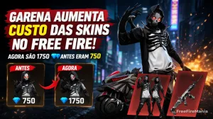 Garena aumenta custo do Trilha Turbo e encarece skins no Free Fire — Free Fire